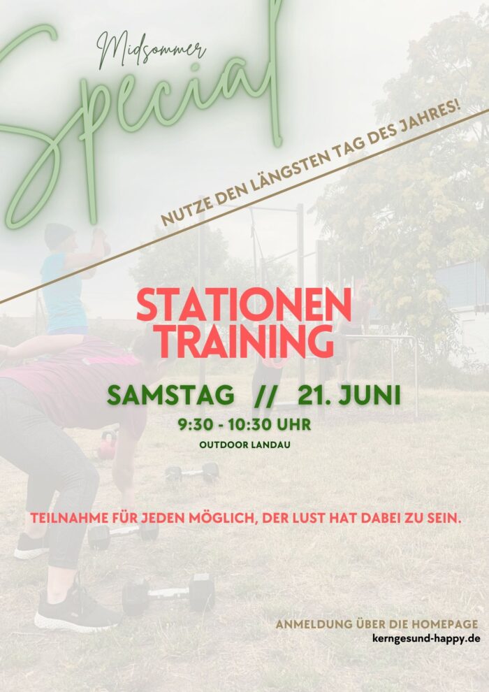 STATIONEN TRAINING Samstag